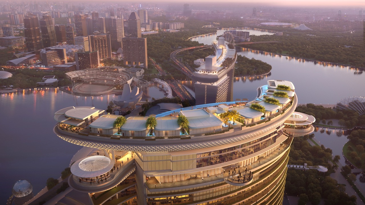 Photo representing the 'Singapore's impossible Marina Bay Sands is now adding a fourth tower' article