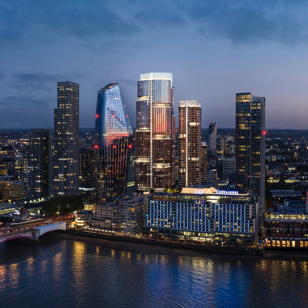 Photo representing the 'Updated renders reveal London's new skyscraper cluster' article