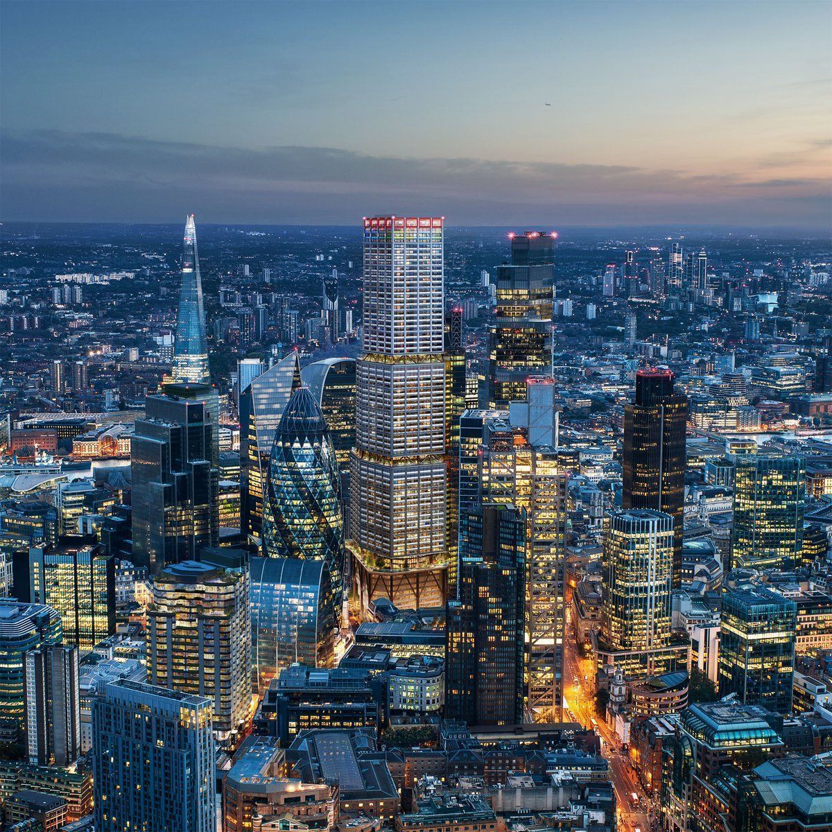 Photo representing the 'Construction works progress on London's One Undershaft' article