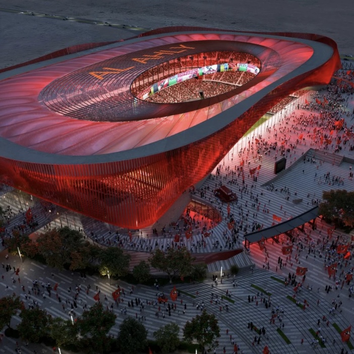 Photo representing the '42,000 seat new stadium planned for Egypt' article