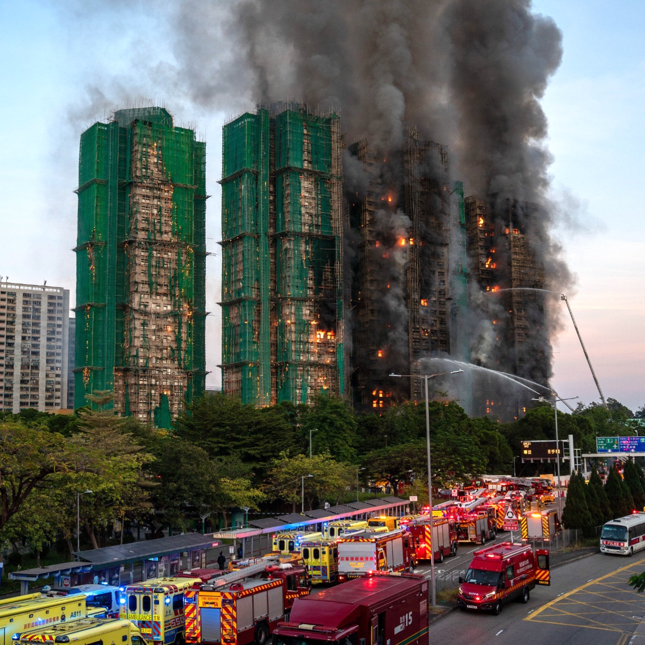 Photo representing the 'Hong Kong's deadly fire raises serious questions for building safety' article