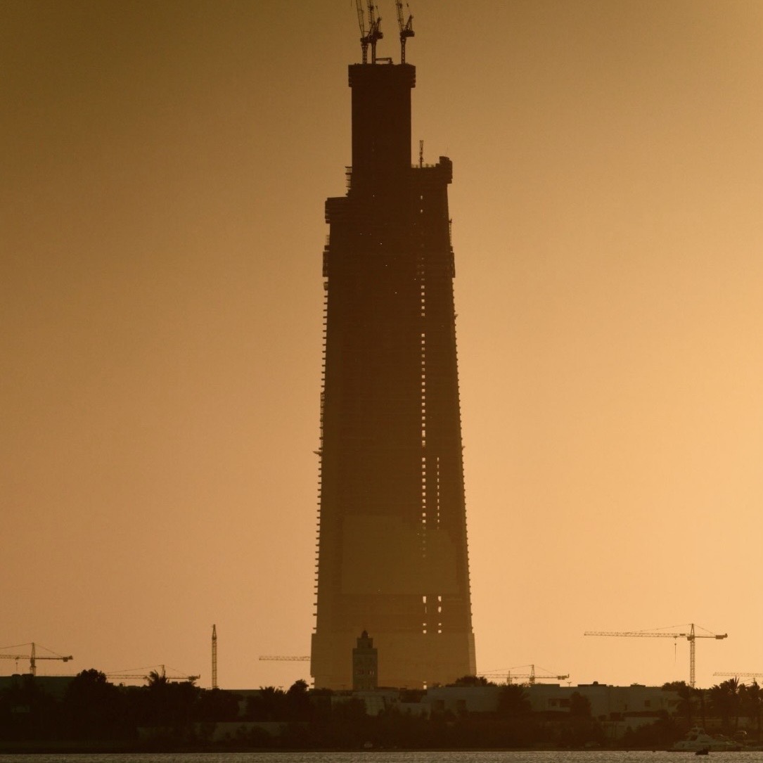 Photo representing the 'Jeddah Tower reaches 93-storeys in height' article