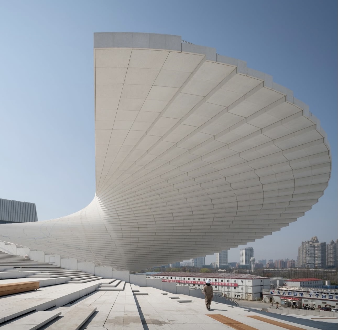 Photo representing the 'Shanghai's new Grand Opera House nears completion' article