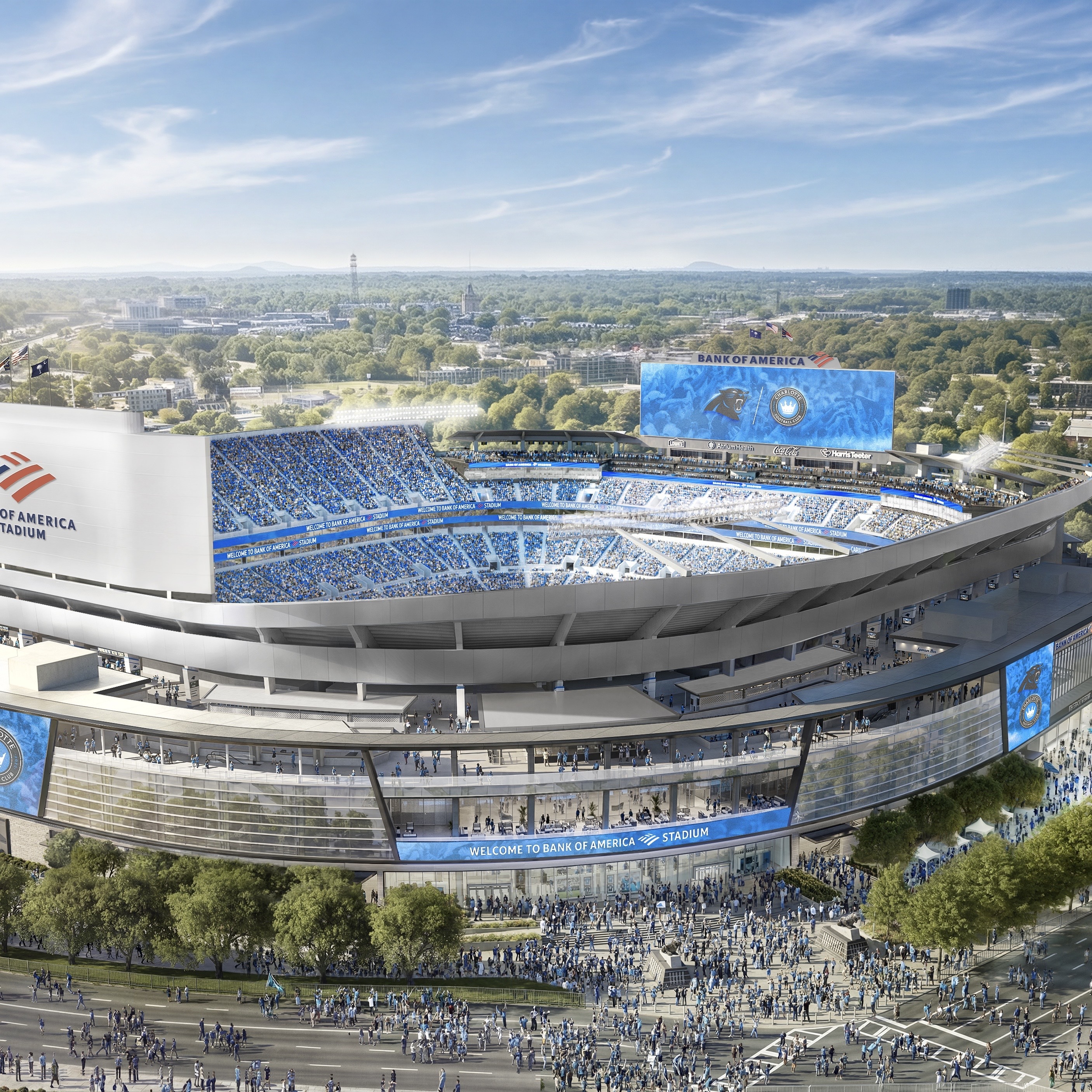 Photo representing the 'Charlotte's Bank of America Stadium to get $1.3BN overhaul' article