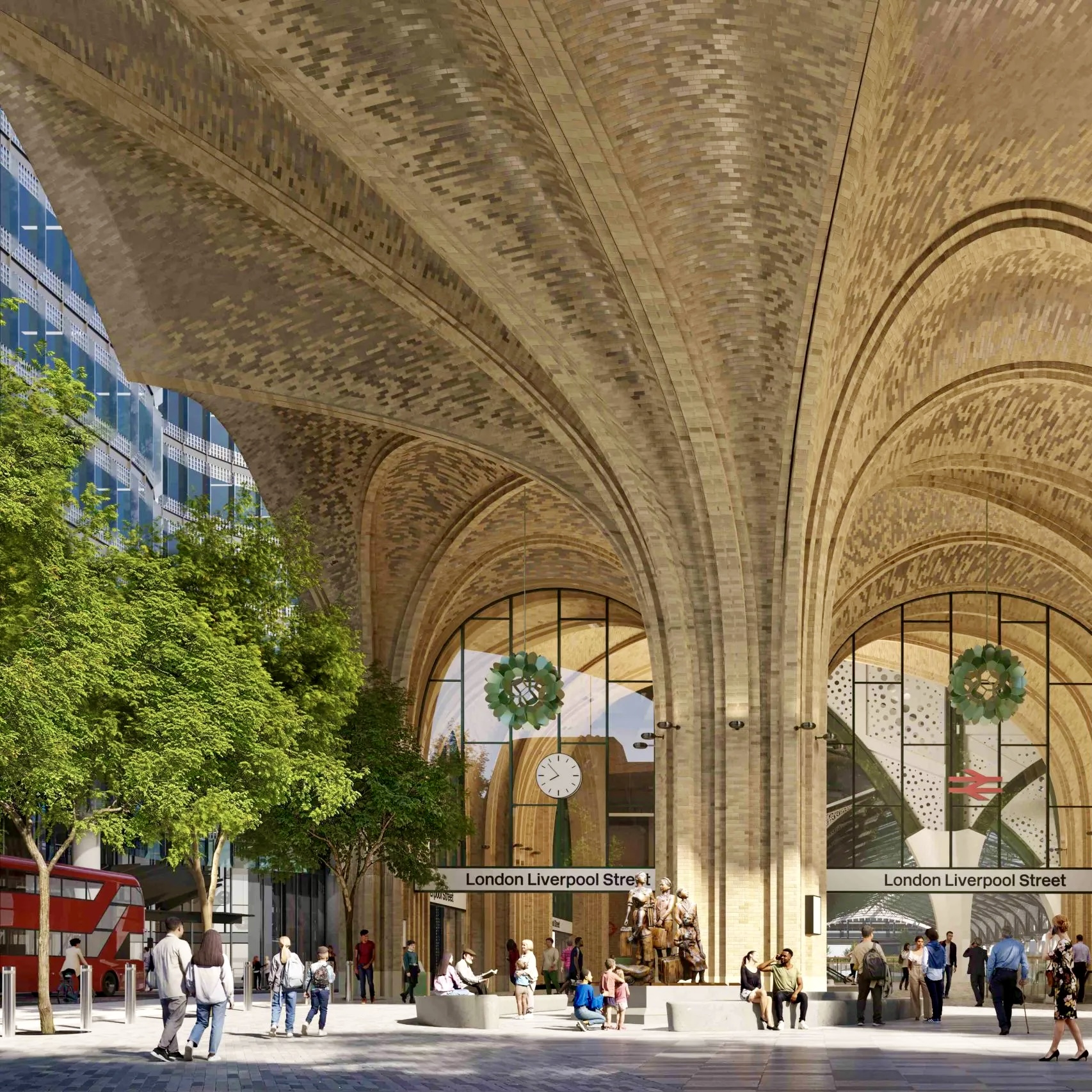 Photo representing the 'London's controversial Liverpool Street overhaul approved' article