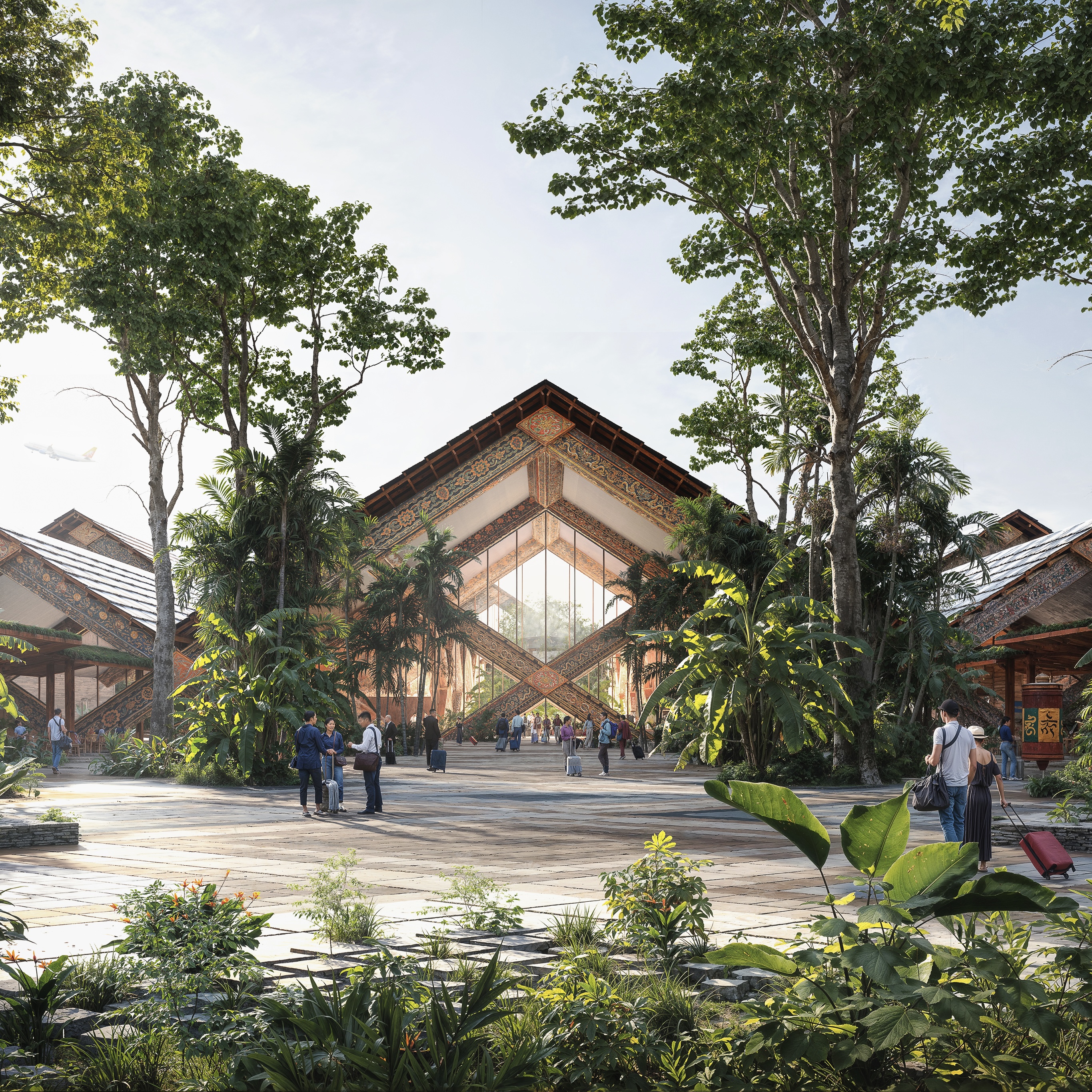 Photo representing the 'Airport unveiled for Bhutan's new Mindfulness City' article