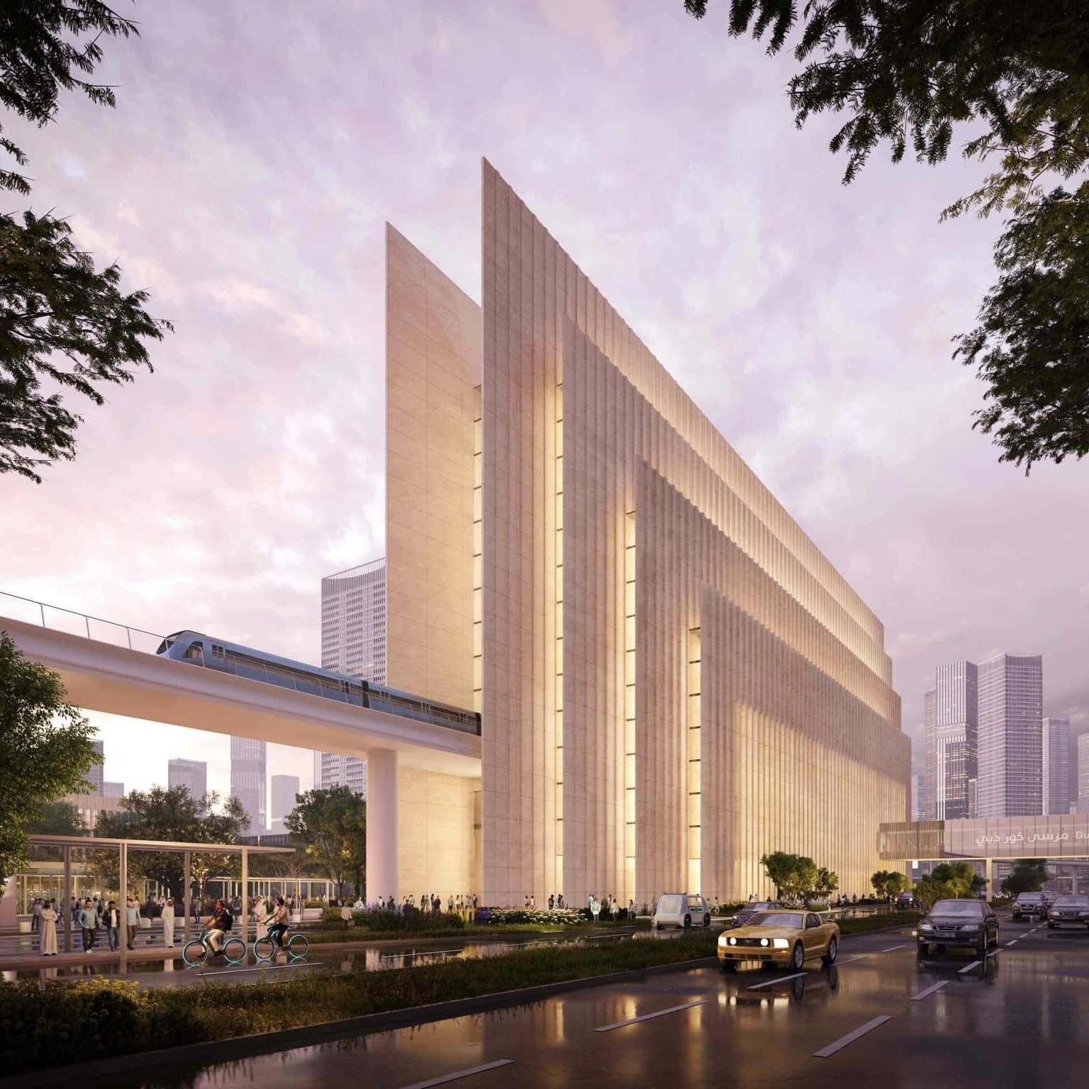Photo representing the 'World's tallest metro station announced for Dubai' article