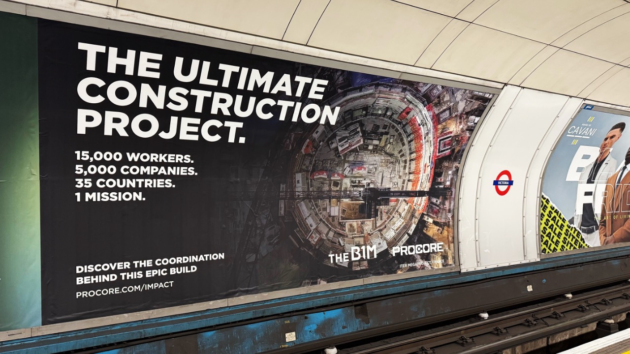 Photo showcasing the The B1M and Procore highlight the power of construction in new London Underground campaign article