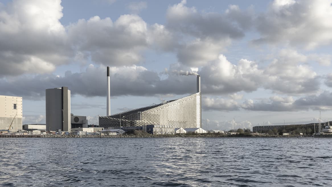 Waste to energy plant with ski slope nears completion