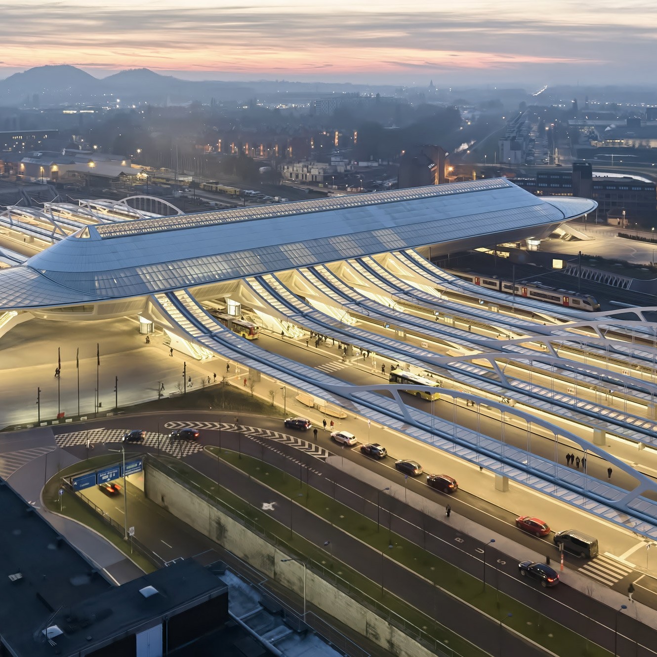 Photo representing the 'Belgium's impressive Gare de Mons (finally) opens' article