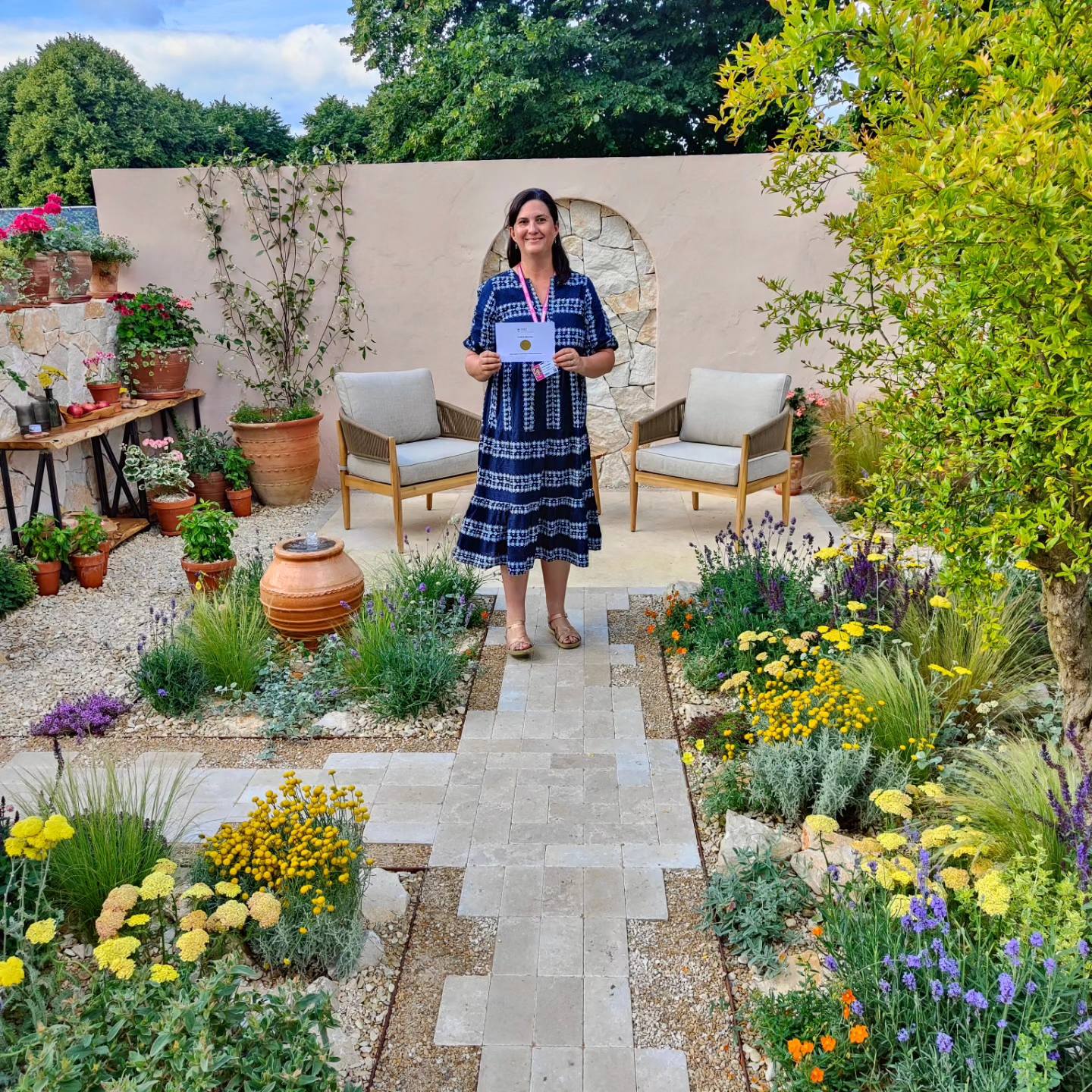 Katerina Wins Gold at RHS Hampton Court 