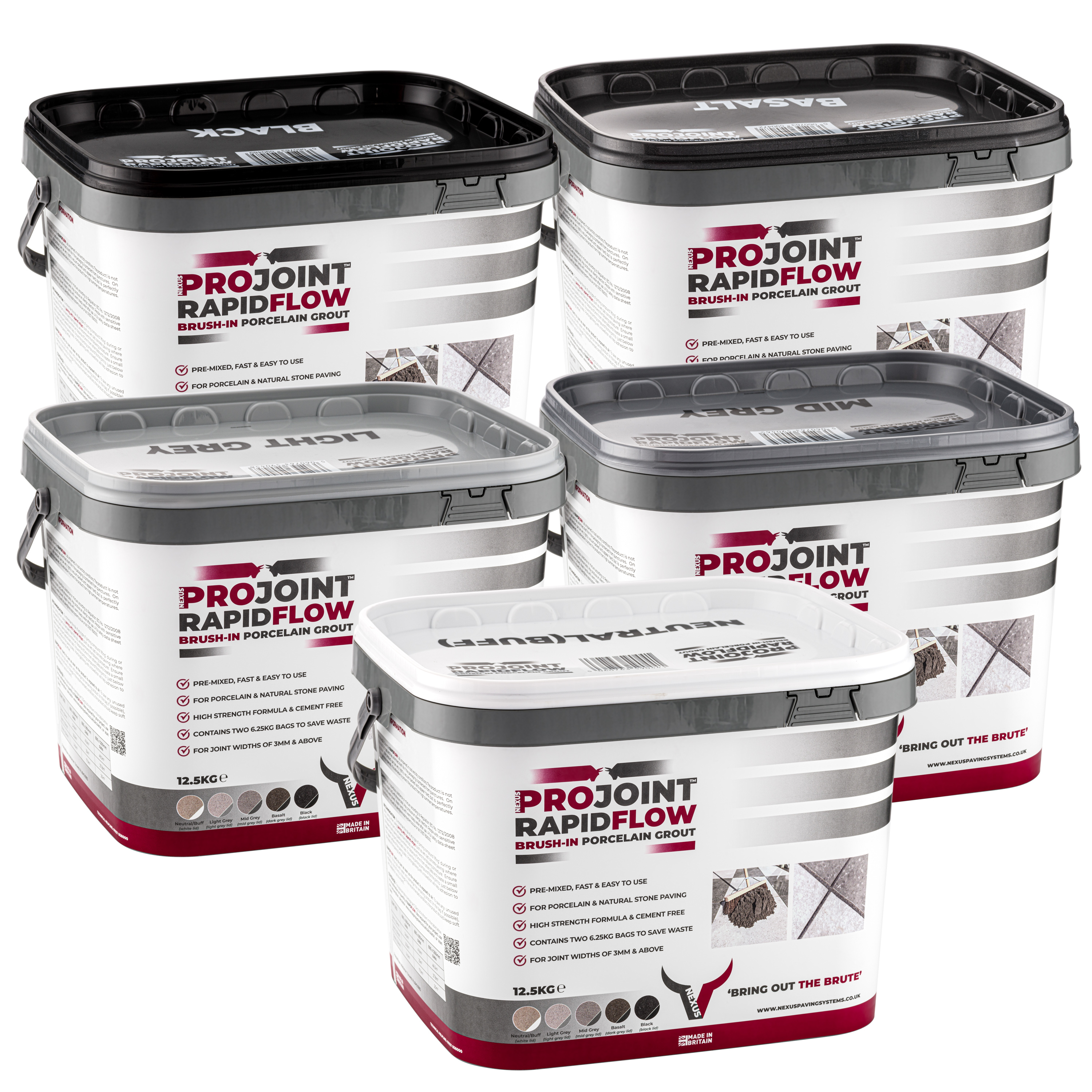 Nexus ProJoint RapidFlow Porcelain Grout