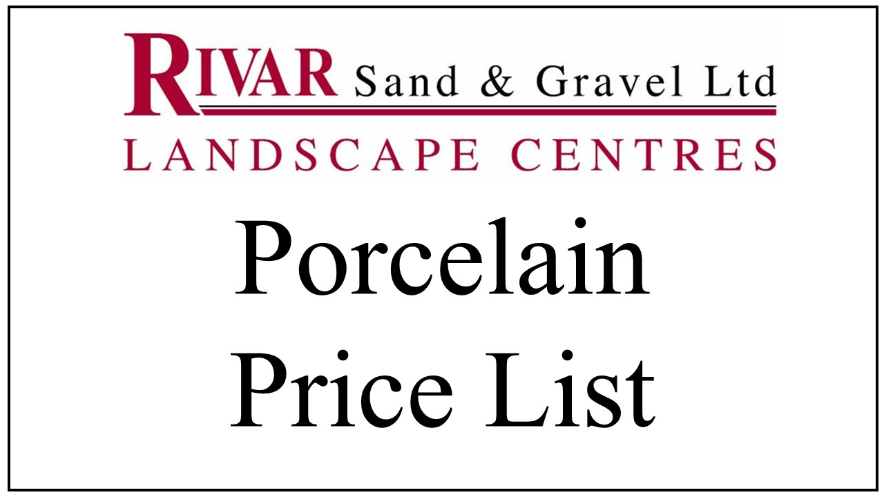 Rivar Porcelain Price List