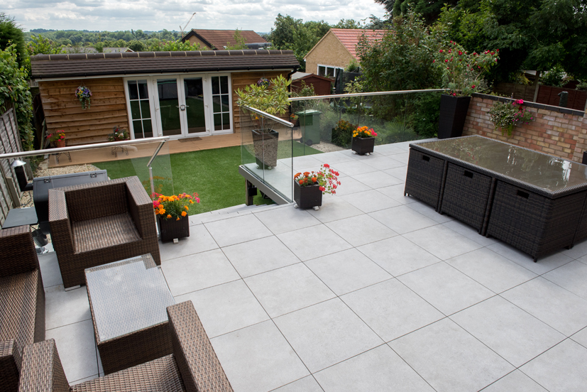 Urban Grey Porcelain Paving, Patio Tiles