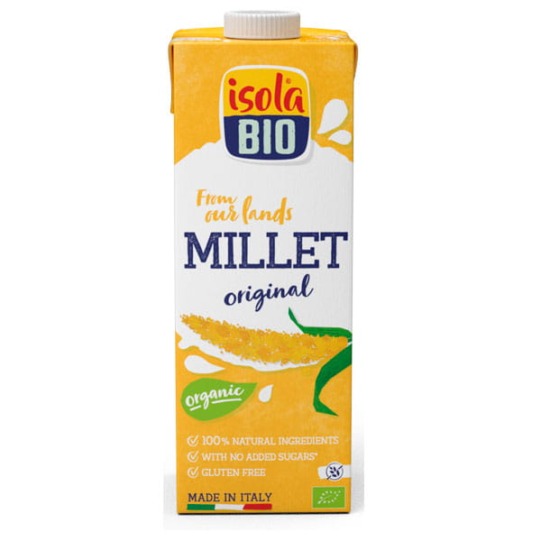 Isola Bio Organic Millet Drink Gluten Free Premium 1 ltr