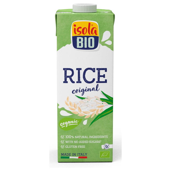 Isola Bio Organic Rice Drink (Gluten Free) Premium 1 Litre and 500ml Packs