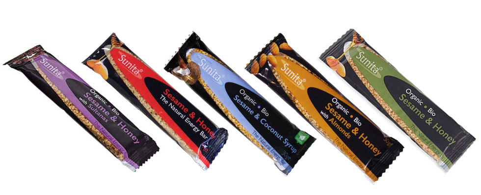 Sunita Fine Foods Organic Sesame & Honey Bar
