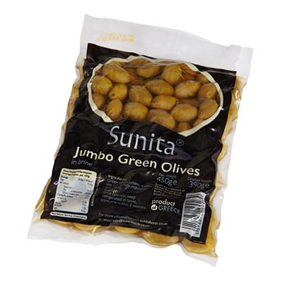 Sunita Fine Foods Jumbo Green Olives