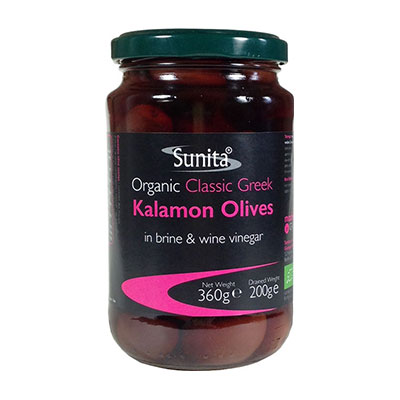 Sunita Fine Foods Organic Kalamon Olives