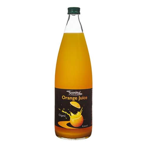 Sunita Fine Foods Organic Orange Juice 1 ltr Bottle