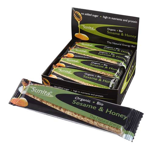 Sunita Fine Foods Organic Sesame & Honey Bar