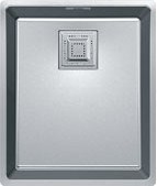 Franke Centinox 1.0 Bowl Undermount Sink, 440 x 370mm