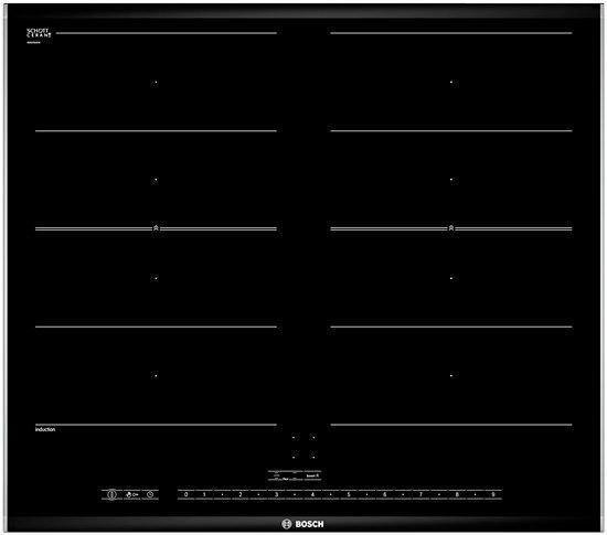 Bosch Serie 8 60cm Twin FlexInduction Hob, Side Trim