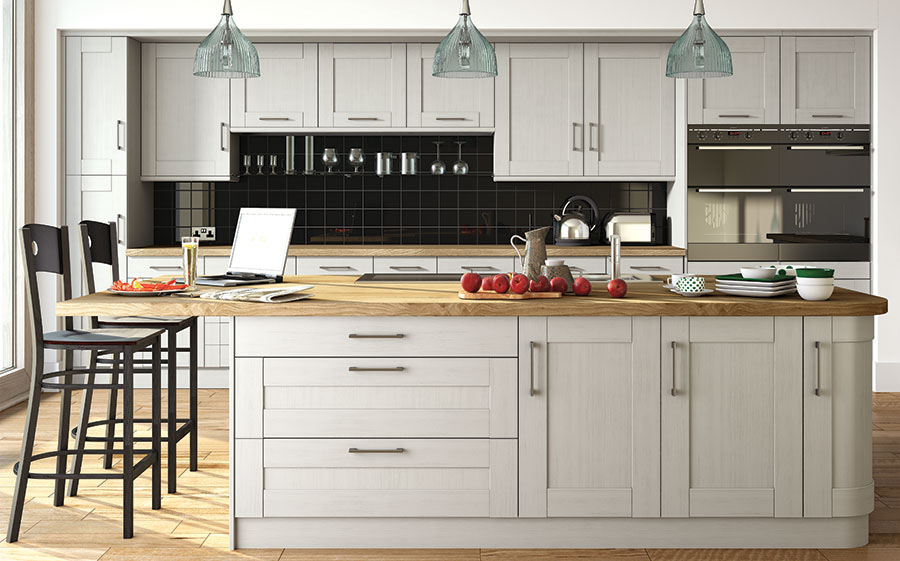 Pronto Oakgrain Grey Wilton Kitchen