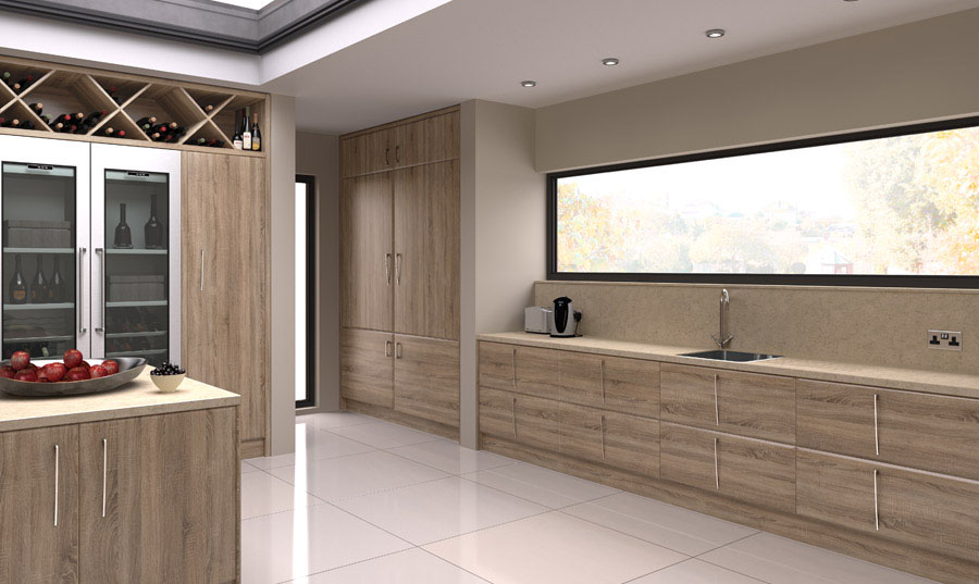 Bella Sonoma Natural Oak Pisa Kitchen