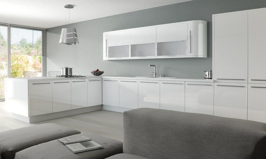Zurfiz Ultragloss White Kitchen