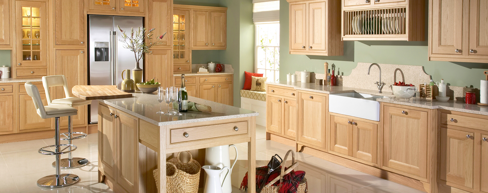 Burbidge Tetbury Natural Oak Kitchen