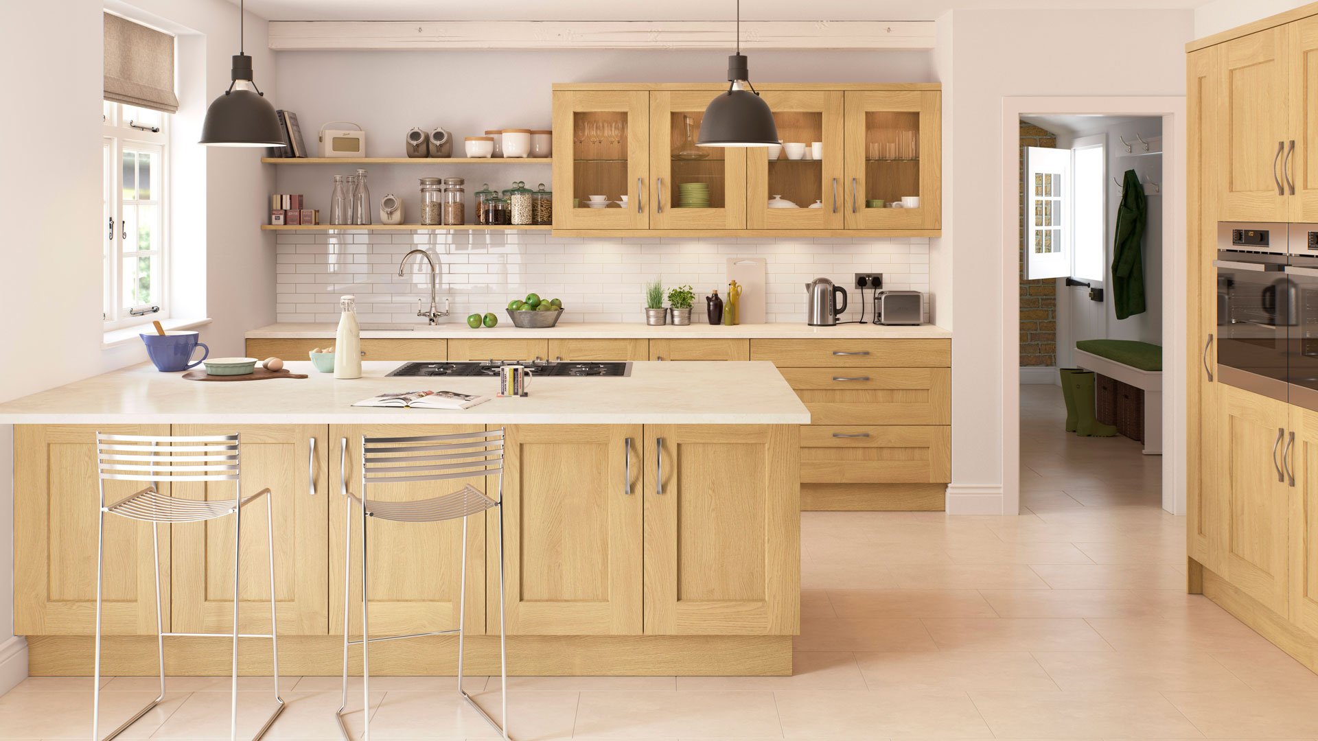 Multiwood Rivington Natural Oak Kitchen