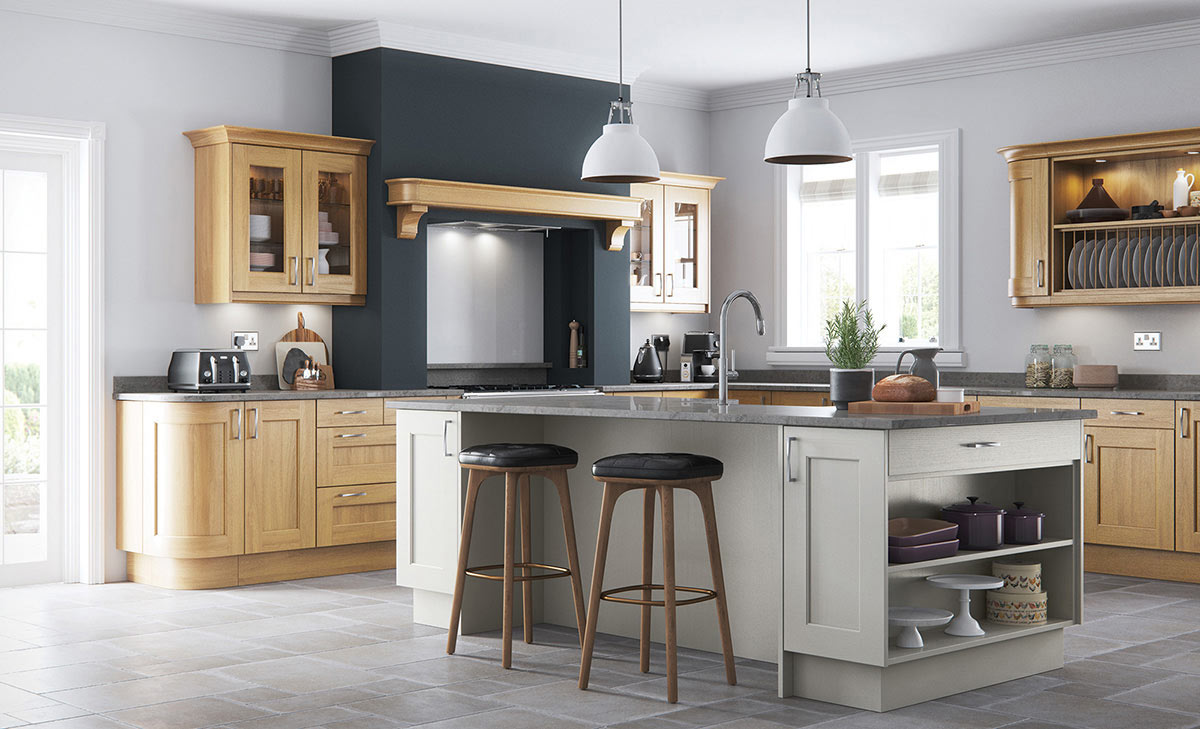 Uform Wakefield Oak & Stone Kitchen