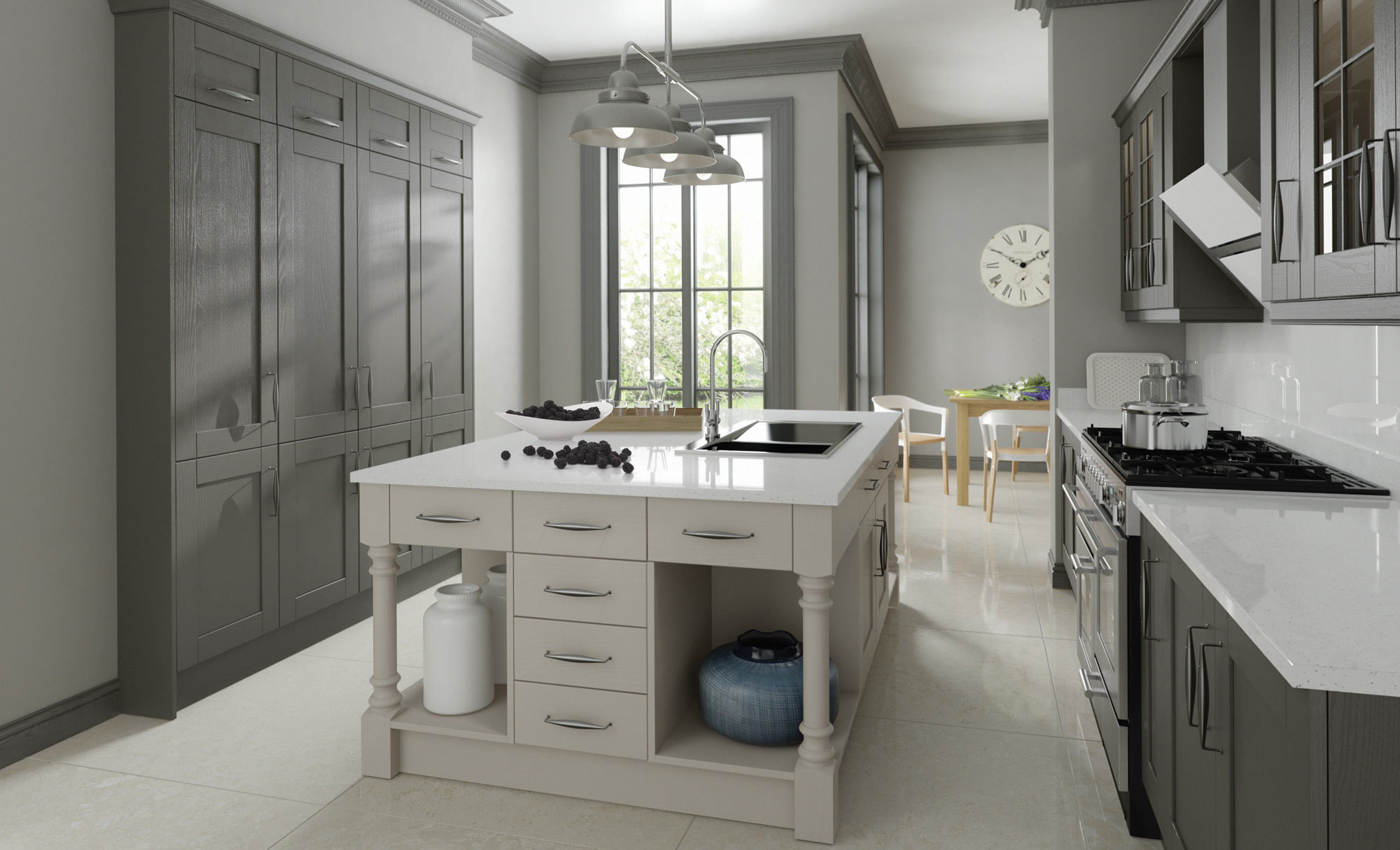 Uform Madison Lava & Light Grey Kitchen