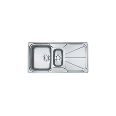Franke Simplon 1.5 Bowl Sink & RH Drainer, 1000 x 510mm