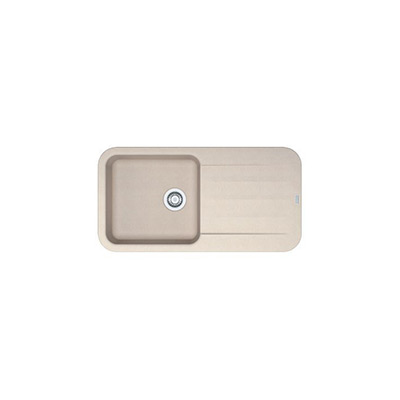 Franke Pebel 1.0 Bowl Fragranite Sink & Drainer, 970 x 500mm