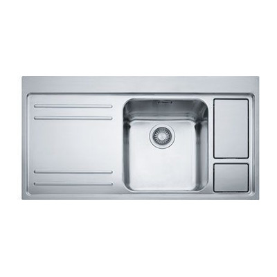 Franke Largo Workcentre 1.0 Bowl Sink & LH Drainer, 1000 x 520mm`