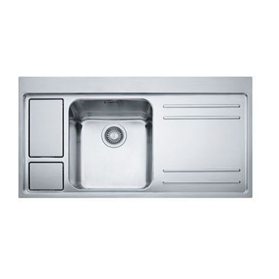 Franke Largo Workcentre 1.0 Bowl Sink & RH Drainer, 1000 x 520mm