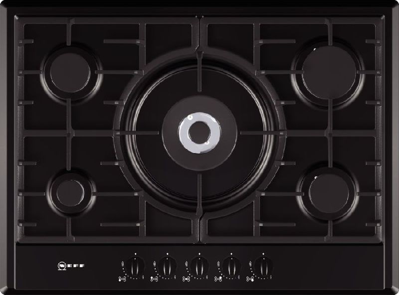 Neff 70cm Extra Wide Gas Hob, Front Control