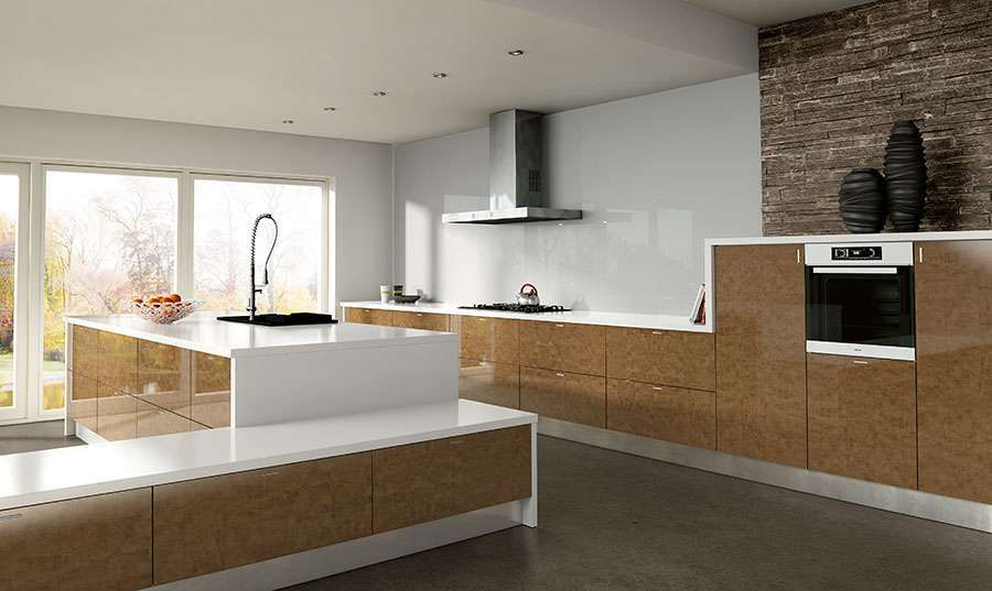 Zurfiz Ultragloss Copperleaf Kitchen