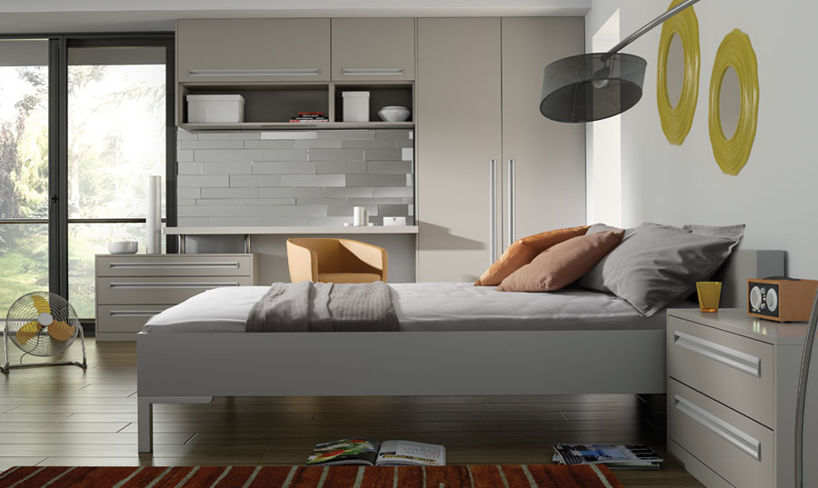 Bella Matt Dove Grey Bedroom