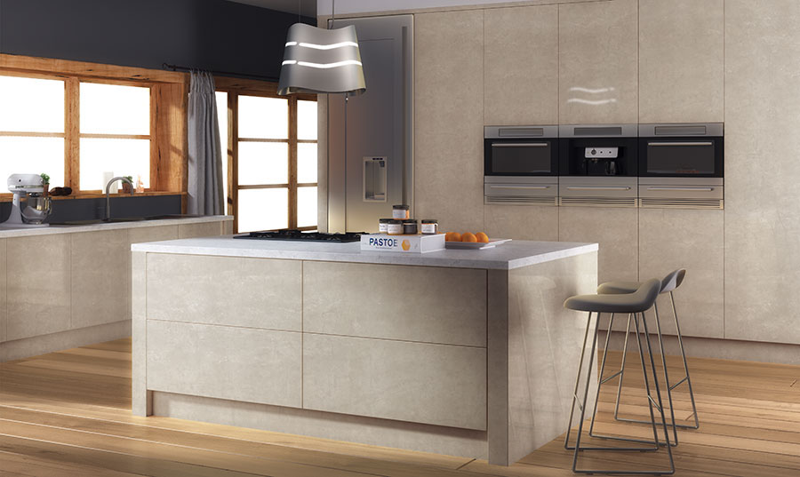 Zurfiz Ultragloss Limestone Kitchen