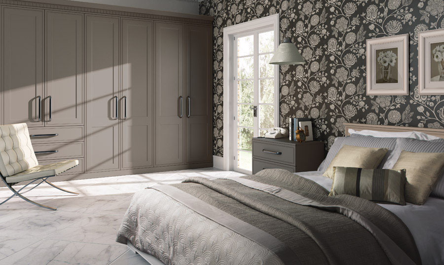 Bella Tullymore Matt Stone Grey Bedroom