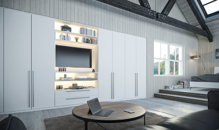 Zurfiz Supermatt White Bedroom