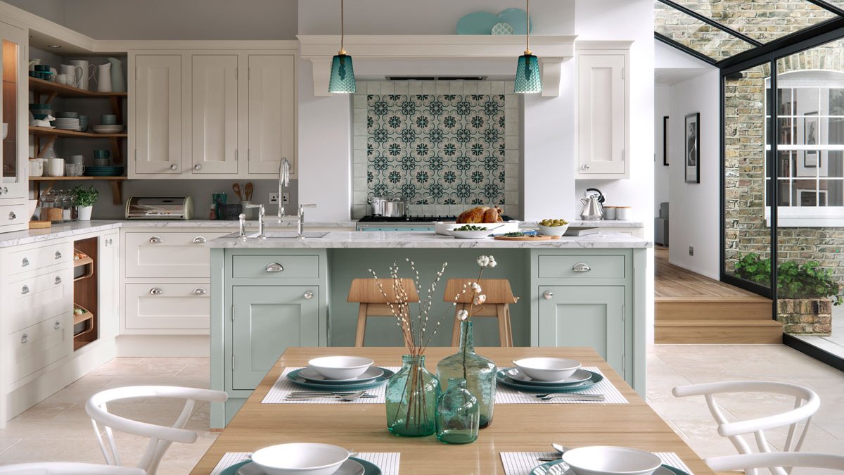 Multiwood Baystone Bespoke Shaker In-frame Kitchen