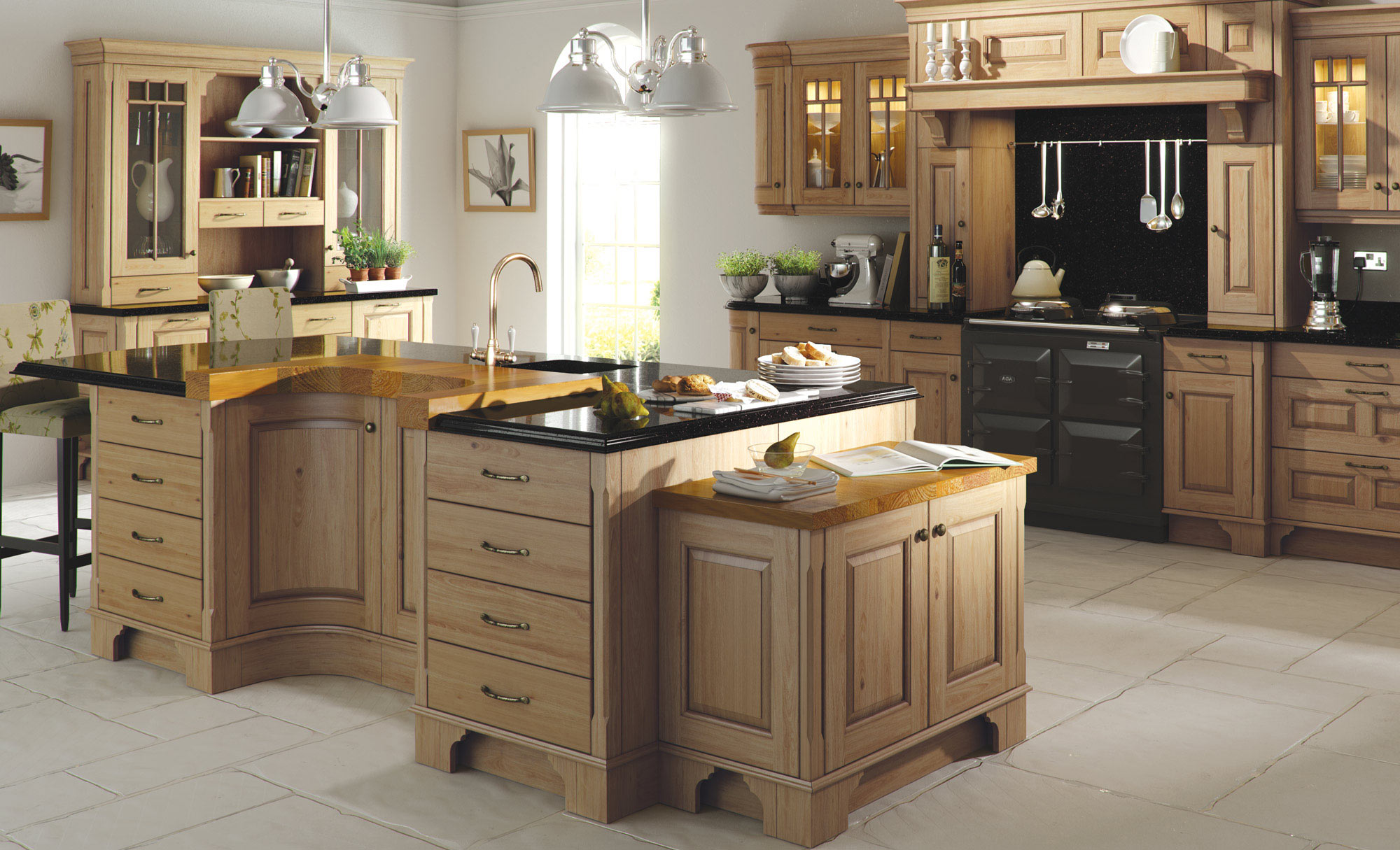 Uform Dante Light Oak Antiqued Kitchen