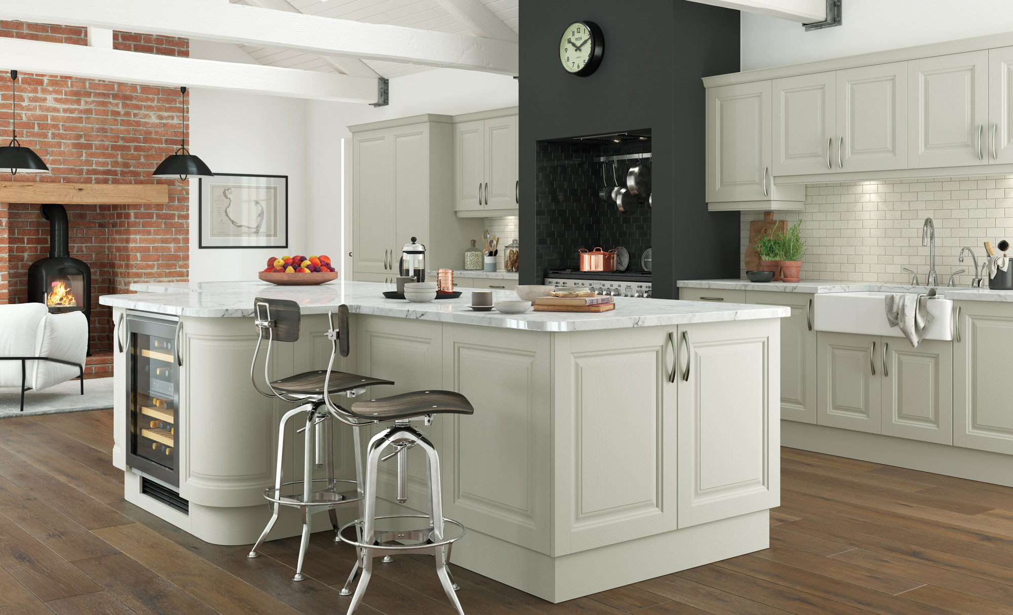 Uform Jefferson Mussel Kitchen