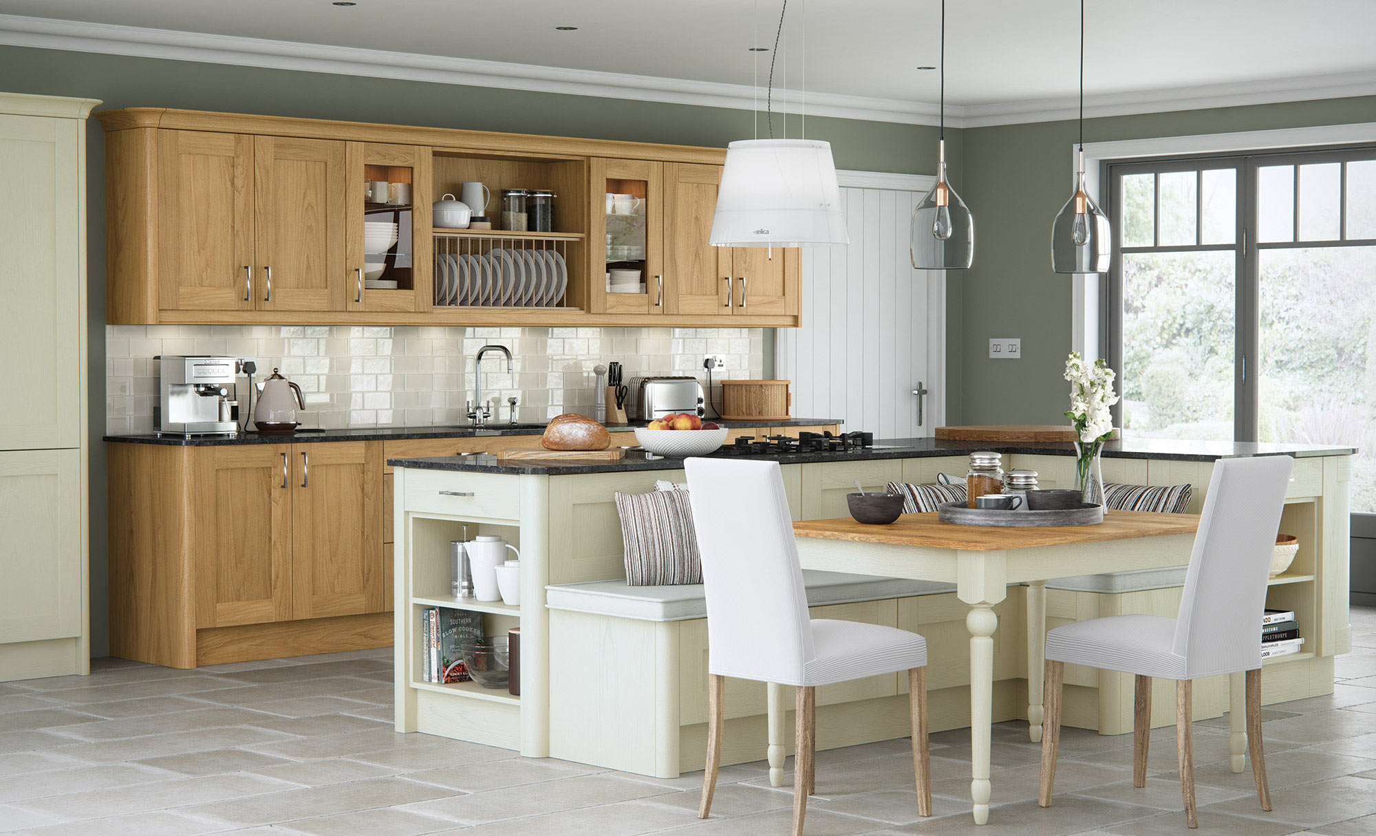 Uform Madison Oak & Ivory Kitchen