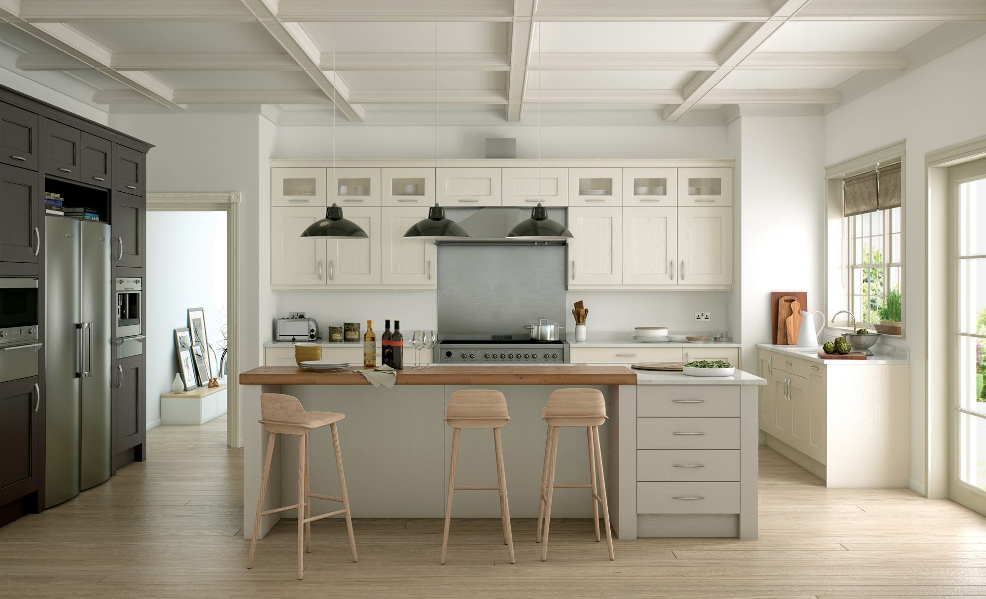 Uform Wakefield Ivory, Lava & Stone Kitchen