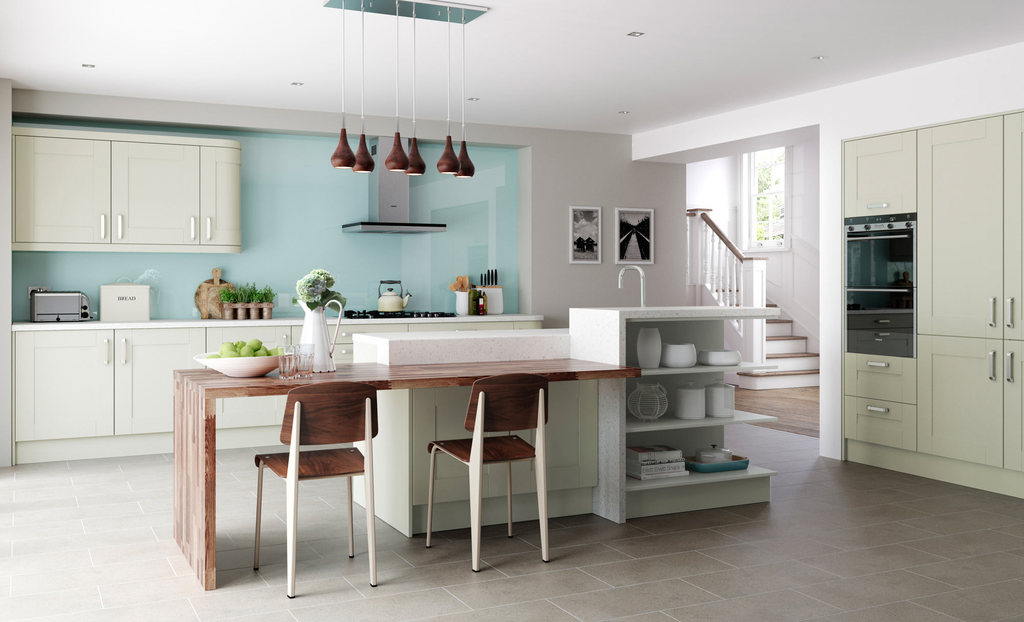 Uform Windsor Shaker Mussel Kitchen